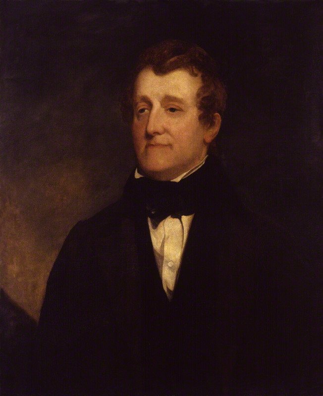 A Man formerly known as Charles Mathews ca 1840 by Unknown-Artist  National Portrait Gallery London